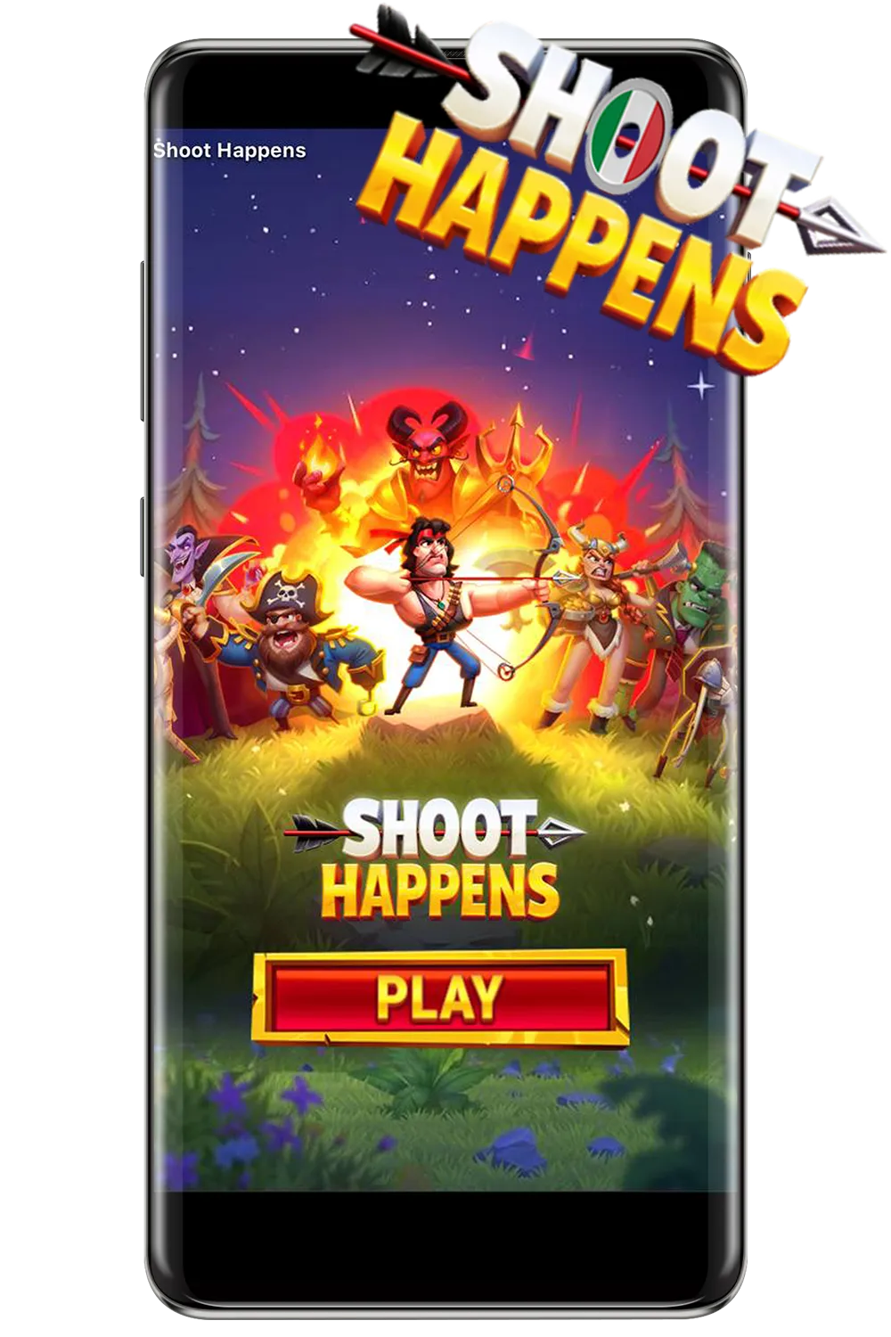Screenshot dal sito ufficiale di Shoot Happens