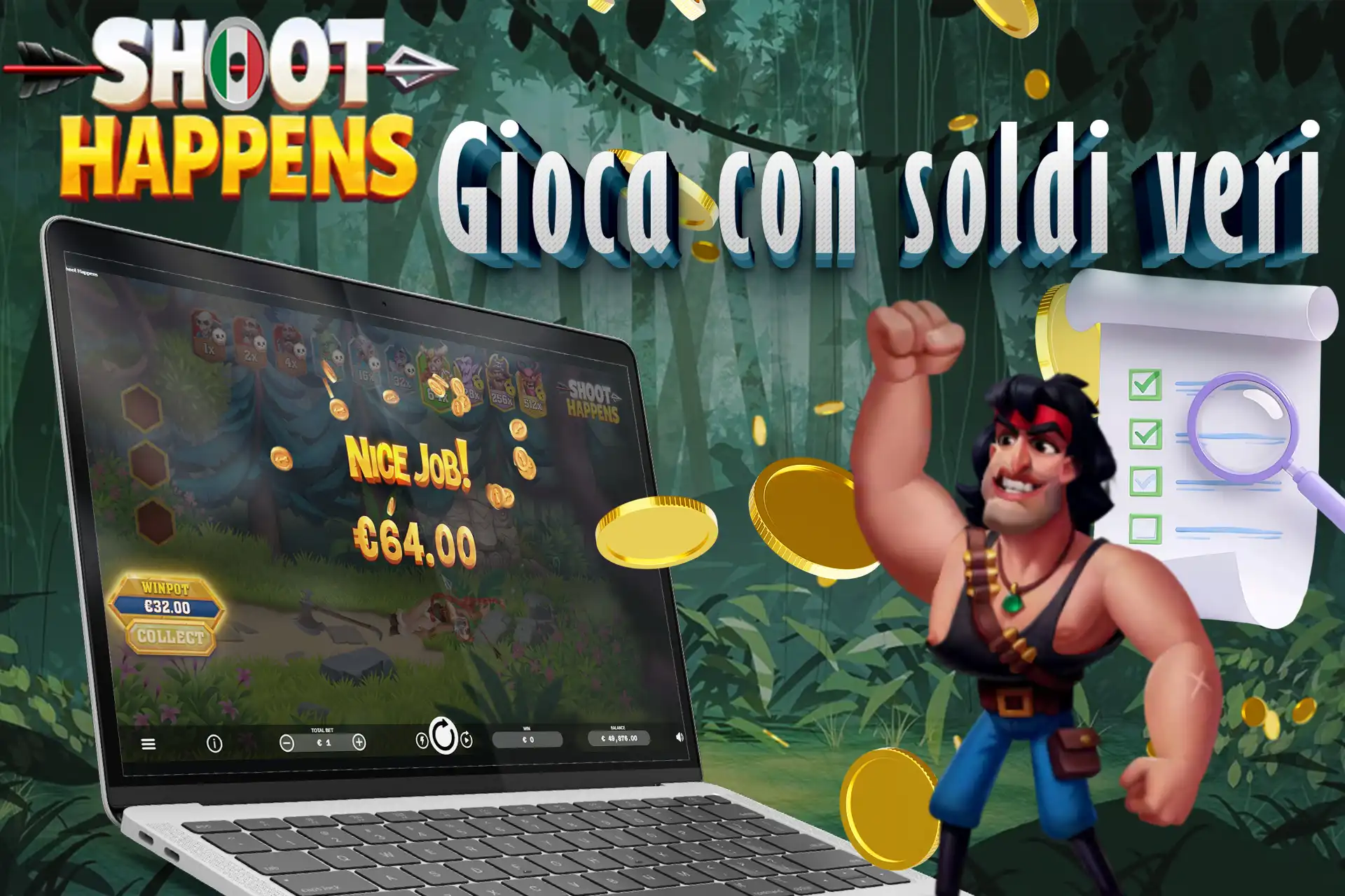Semplici passaggi per iniziare a giocare a Shoot Happens con soldi veri