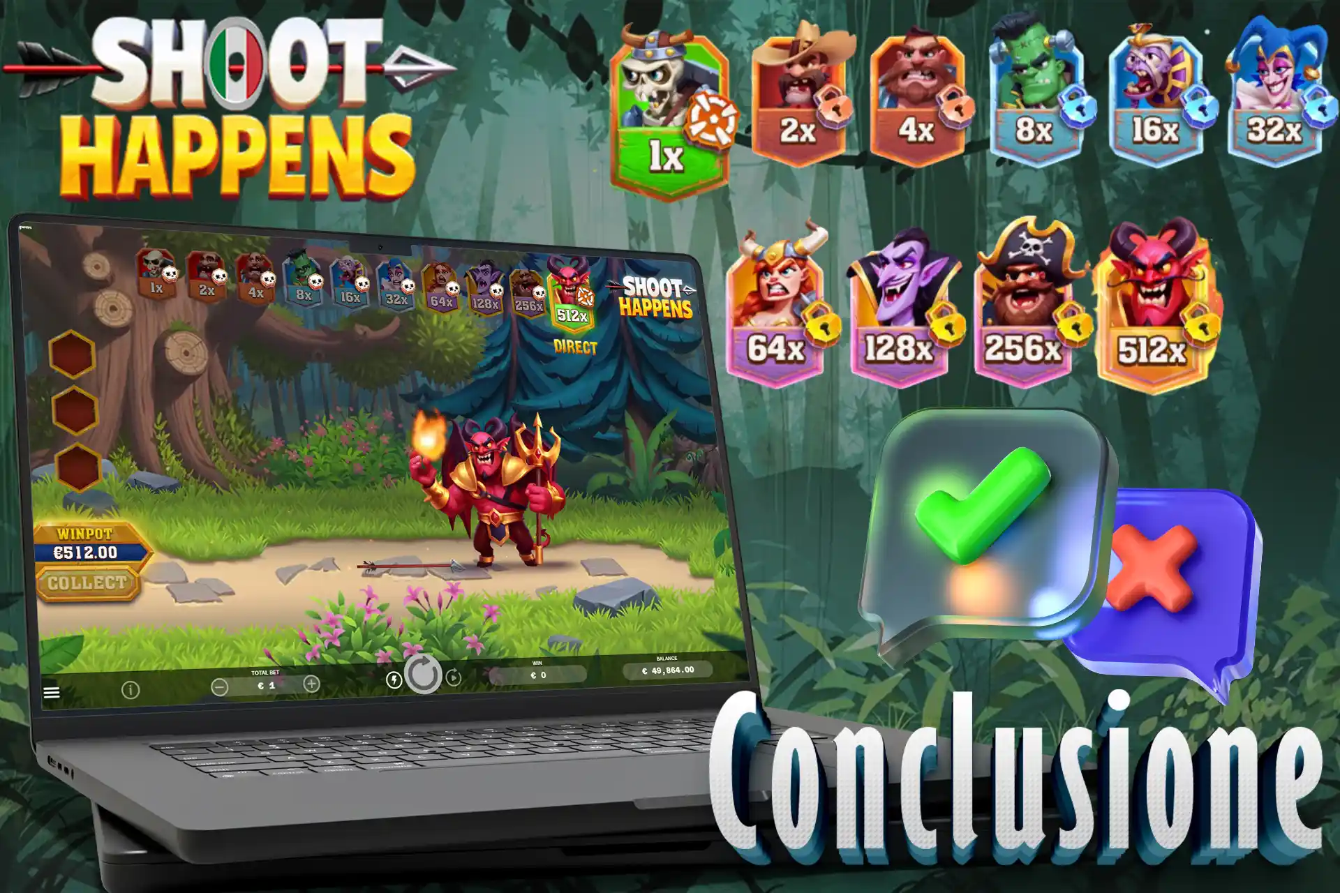 Il tema arcade con mostri e azione dinamica cattura facilmente coloro che amano i compiti complessi e le soluzioni rapide.
